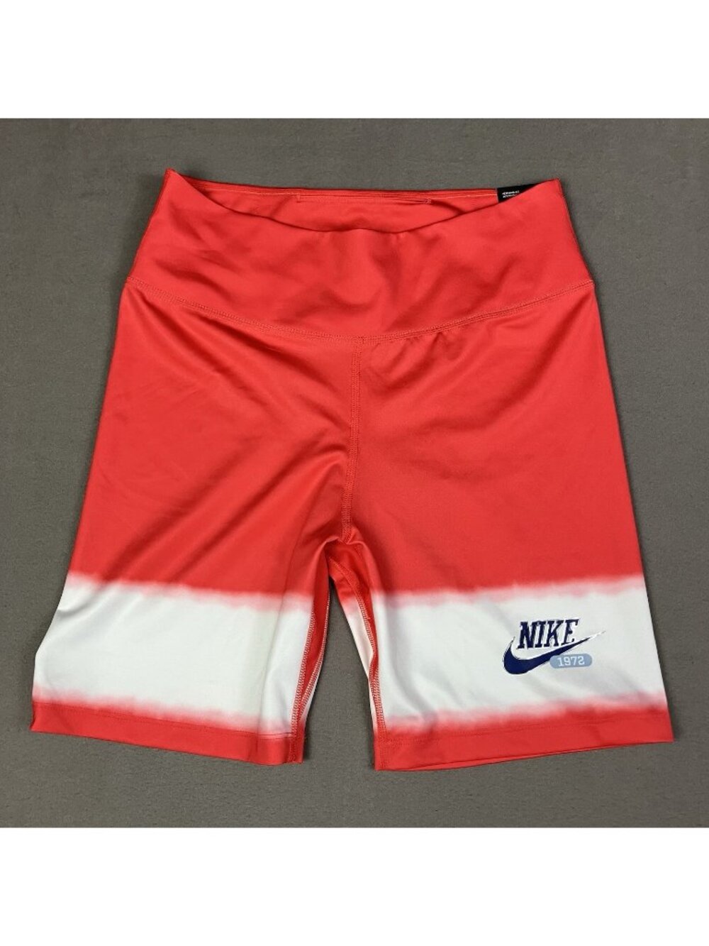 Nike ONE Dry 7" Womens Tight FIT Training Performance Shorts Red Size Large NWT